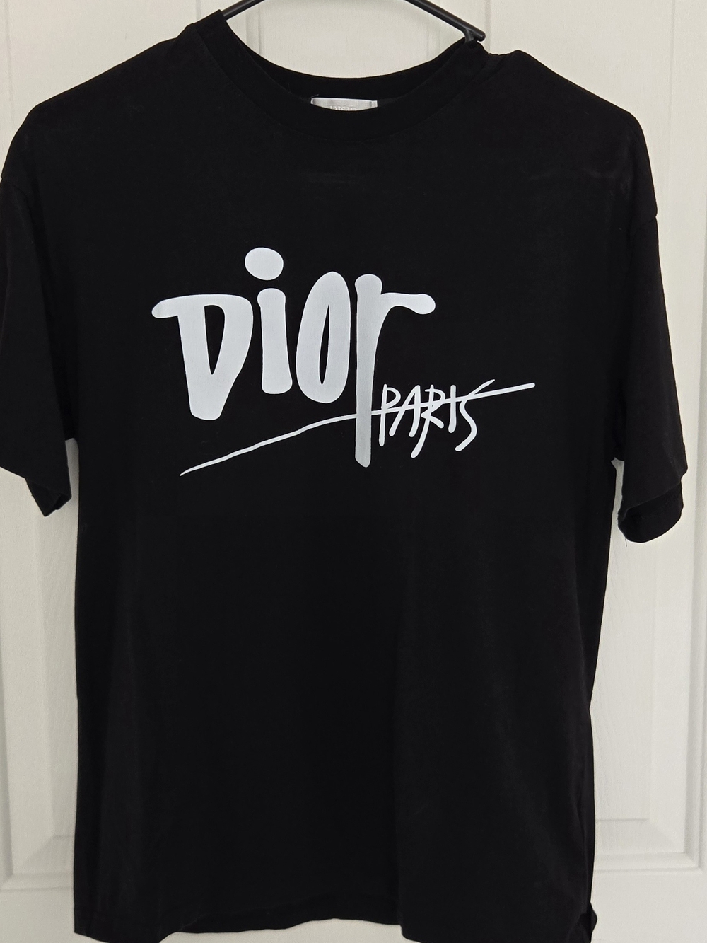 Dior Paris Black Graphic Logo T-Shirt